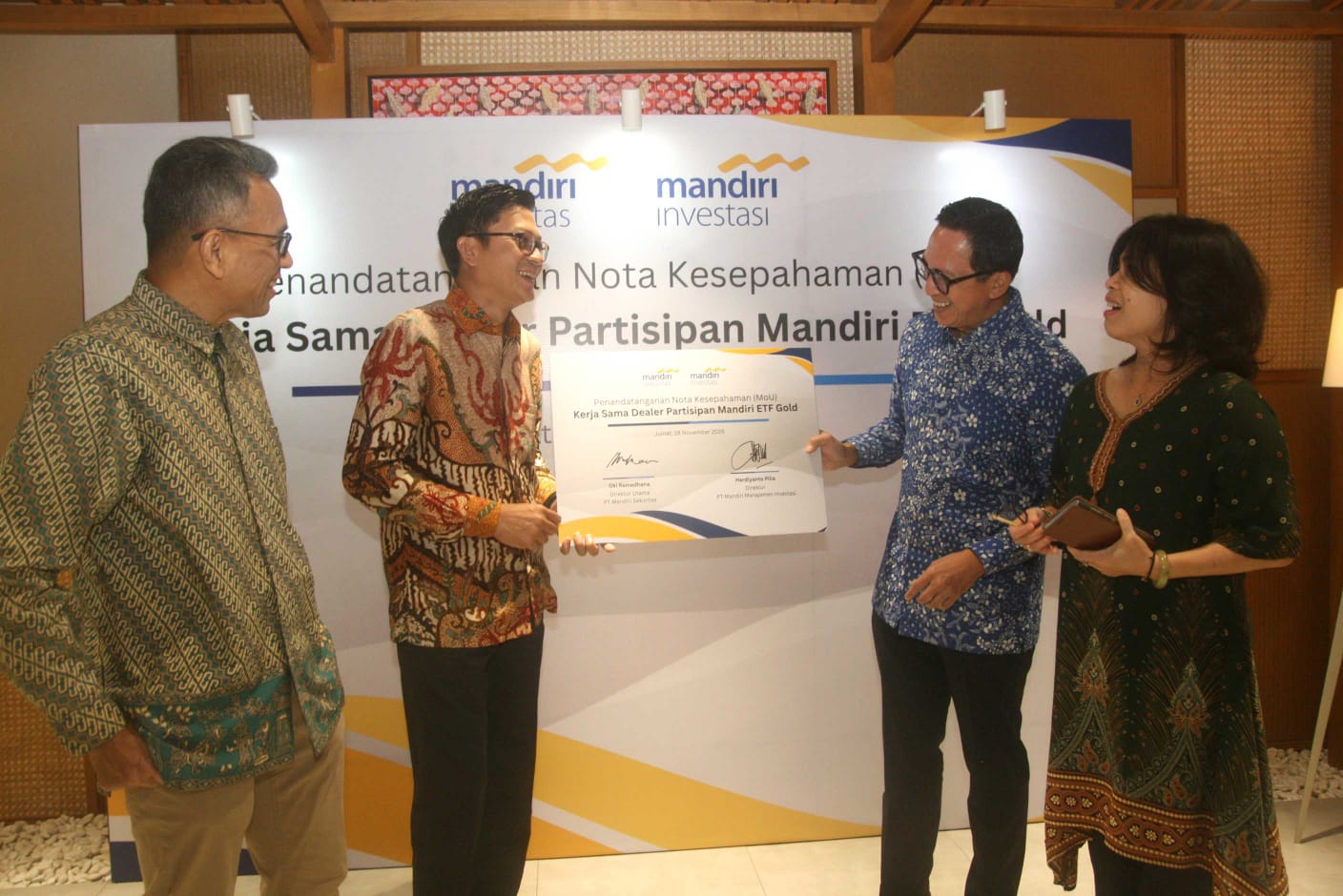 Diprediksi Terus Meningkat, Hingga November 2025 Dana Kelolaan Produk Investasi dari Mandiri Investasi Tembus Rp 70 Triliun