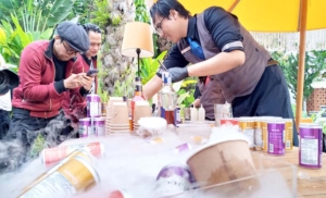 Peluncuran di Kim’s Bar & Kitchen, Salzburg Gebrak Pasar dengan Sparkling Drink Buah Asli