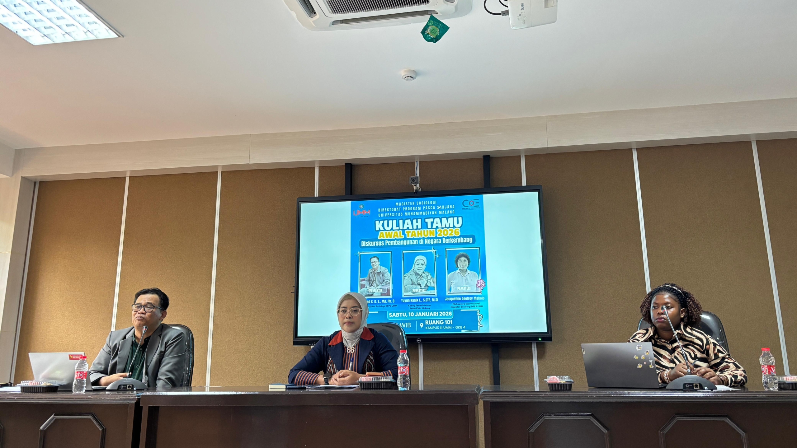 Sosiologi Universitas Muhammadiyah Malang Kritisi Model Pembangunan Terkini Melalui Kuliah Pakar