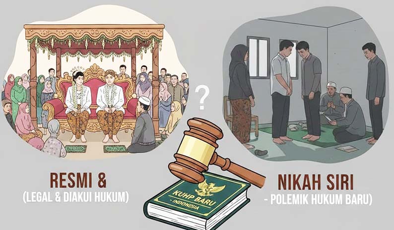 Pasal Nikah Siri di KUHP Baru: Antara Penertiban Administrasi atau Kriminalisasi Hukum Agama?