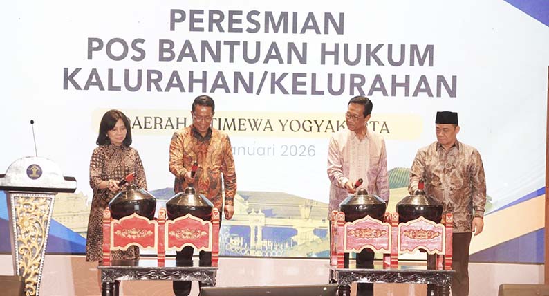 Warga Tak Lagi Sendirian, Pemerintah Resmikan 438 Posbankum di DIY