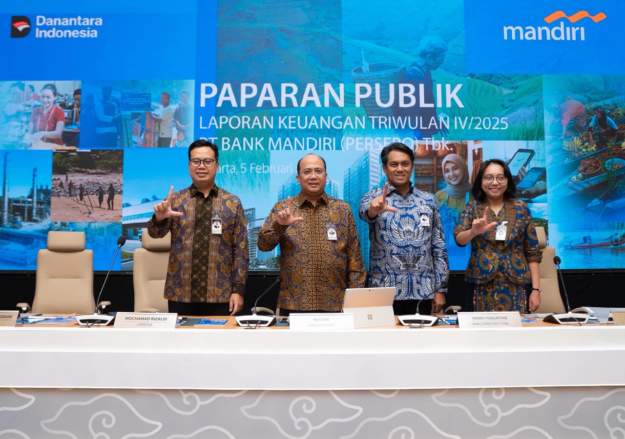 Didukung Akselerasi Layanan Digital, Aset Bank Mandiri Tumbuh 16,6 Persen