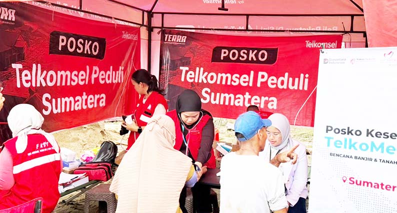 AdMedika dan TelkoMedika Bangun Benteng Kesehatan Korban Bencana Sumatera