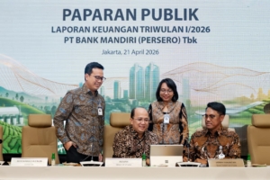 Bank Mandiri Catat Laba Bersih Rp15,4 Triliun di Kuartal I Tahun 2026