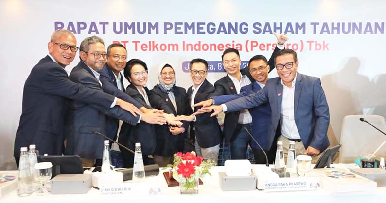 Tebar Dividen Rp 21,9 Triliun, RUPST Telkom Pertahankan Direksi dan Restui “Buyback” Saham Rp 4 Triliun
