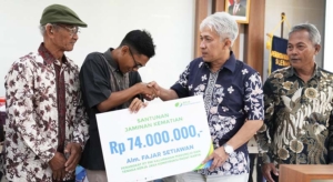 Gelontorkan Rp19,1 Miliar untuk Padat Karya, Pemkab Sleman Pastikan Ribuan Pekerja Terlindungi Jamsostek